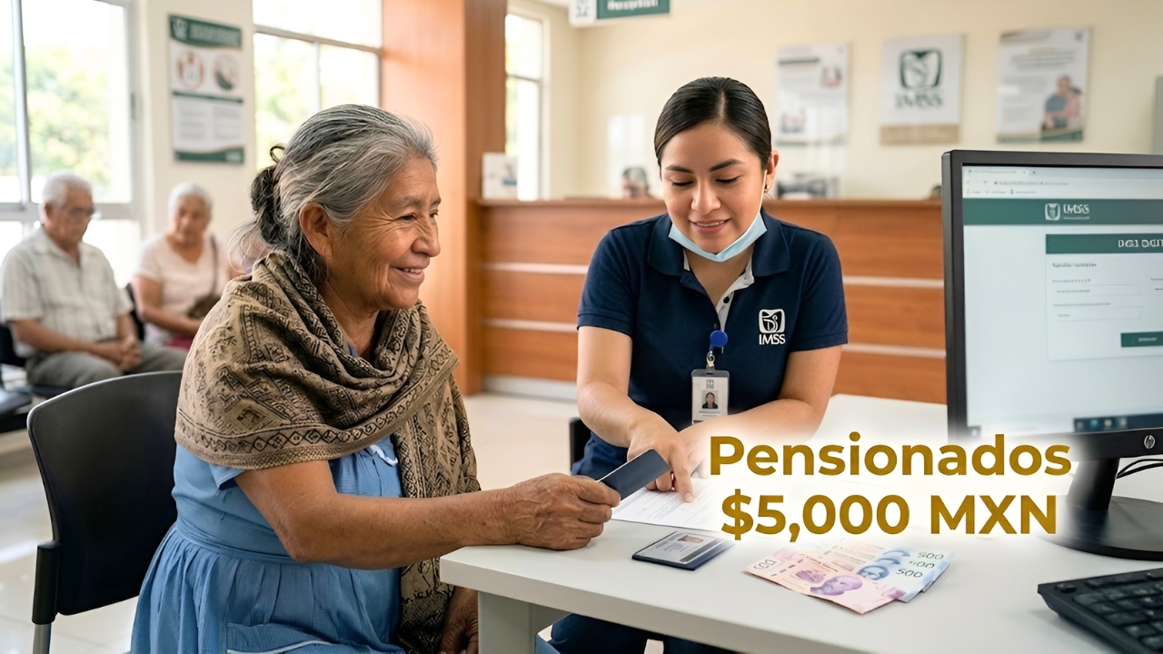 México: Pensionados reciben bono especial de $5,000 MXN en abril – Cómo aplicar fácilmente